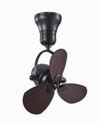 Bestar Duo Hagar 16 Inch Corner DC Wall/Ceiling Fan with Remote
