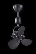 Bestar Duo Hagar 16 Inch Corner DC Wall/Ceiling Fan with Remote