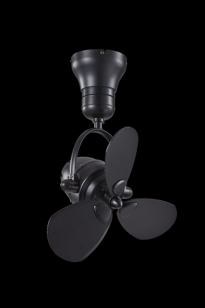Bestar Duo Hagar 16 Inch Corner DC Wall/Ceiling Fan with Remote