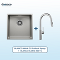 Blanco KARIS + MIHA & MIDA Undermount Sink & Pullout Spray Bundle