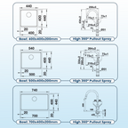 Blanco KARIS + MIHA & MIDA Undermount Sink & Pullout Spray Bundle