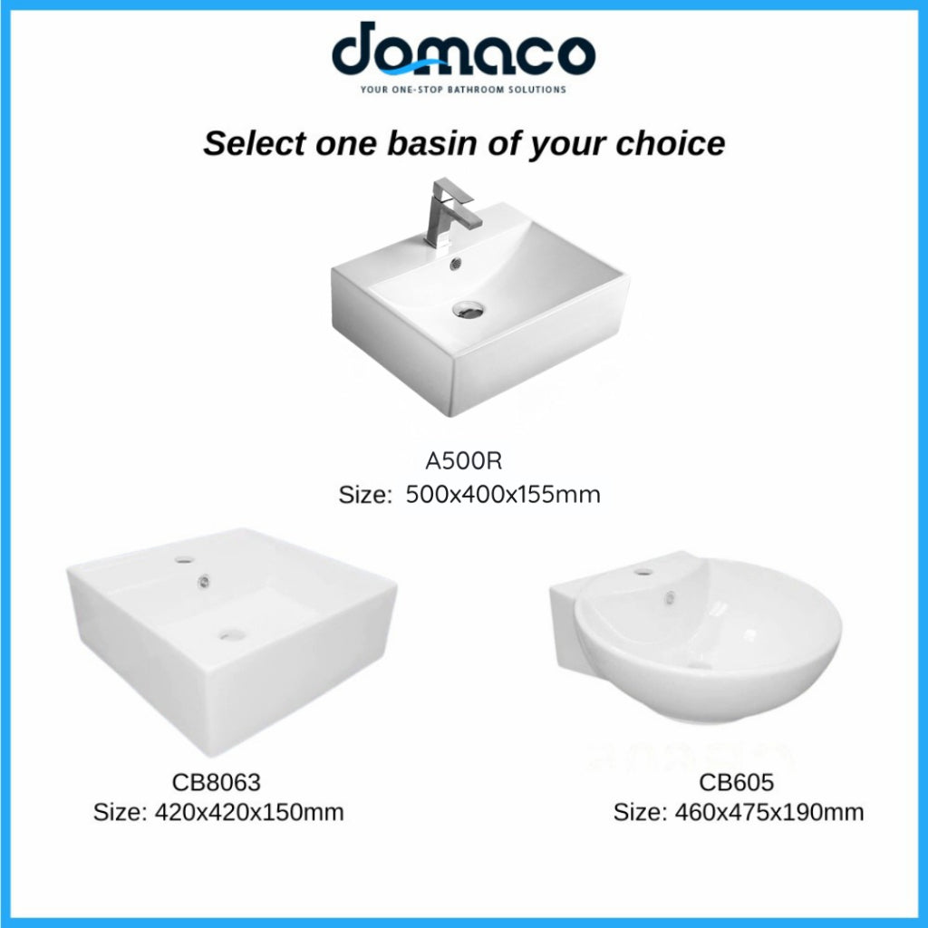 Value Plus Toilet Bowl & Basin Package - Domaco