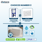 Wall-Mounted Rimless & Rimfree Water Closet Geberit Flushing Bundle Deals