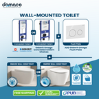 Wall-Mounted Rimless & Rimfree Water Closet Geberit Flushing Bundle Deals
