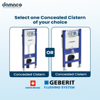 Wall-Mounted Rimless & Rimfree Water Closet Geberit Flushing Bundle Deals
