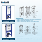 Wall-Mounted Rimless & Rimfree Water Closet Geberit Flushing Bundle Deals