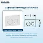 Wall-Mounted Rimless & Rimfree Water Closet Geberit Flushing Bundle Deals