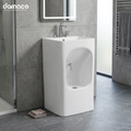 Ceramic Integrated Dual-Use Foot and Hand Washing Basin