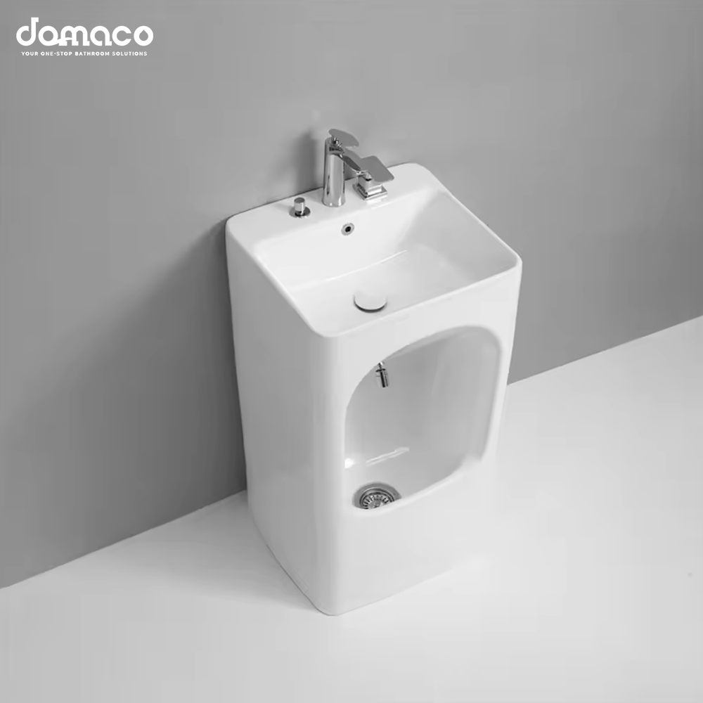 Ceramic Integrated Dual-Use Foot and Hand Washing Basin