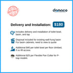 Premium Package Toilet Bowl and Basin - Domaco