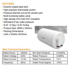Mowe MW-30SH 30L Storage Heater White