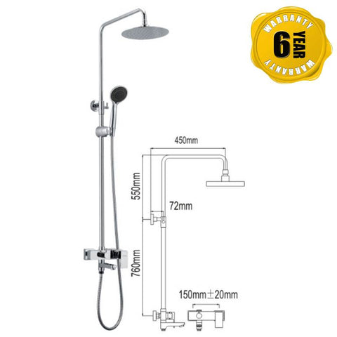 NTL Rain Shower Mixer 1003 (27880)<br>*Contact us for best price - Domaco