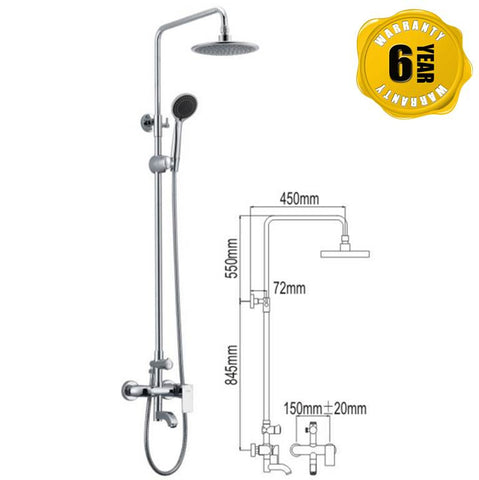 NTL Rain Shower Mixer 1005 (25980)<br>*Contact us for best price - Domaco