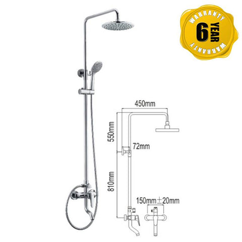 NTL Rain Shower Mixer 1010 (23280)<br>*Contact us for best price - Domaco