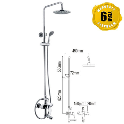 NTL Rain Shower Mixer 1011 (26480)<br>*Contact us for best price - Domaco