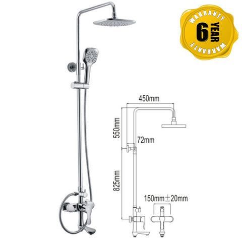NTL Rain Shower Mixer 1012 (27780)<br>*Contact us for best price - Domaco