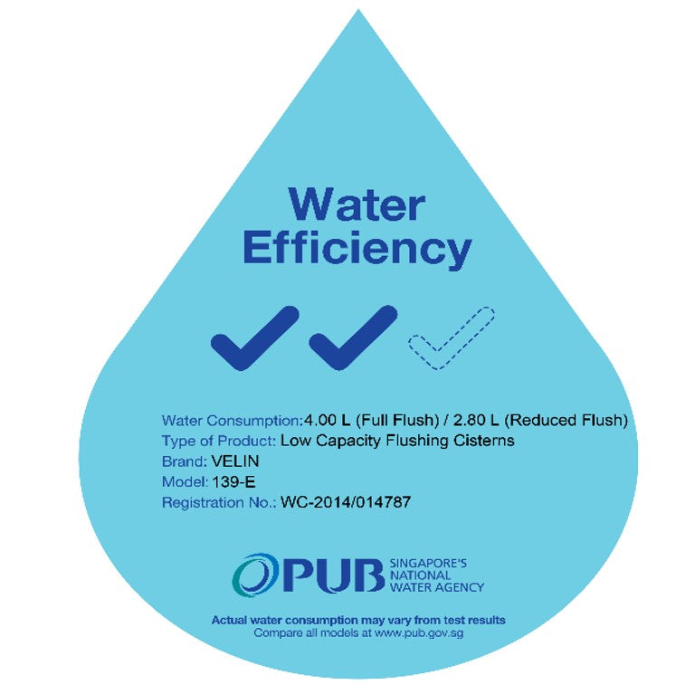 Velin 2-Piece Eco Toilet Bowl 139E (33800)<br>*Contact us for best price - Domaco