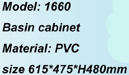 MAYFAIR 1660 PVC BASIN CABINET (28800)<br>*Contact us for best price - Domaco