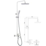NTL Rain Shower Mixer 2007B or 2007W (Black or White) (28880)<br>*Contact us for best price - Domaco