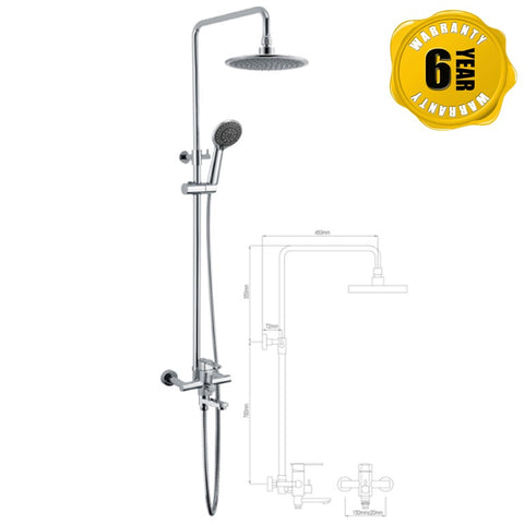 NTL Rain Shower Mixer 2007 (27580)<br>*Contact us for best price - Domaco