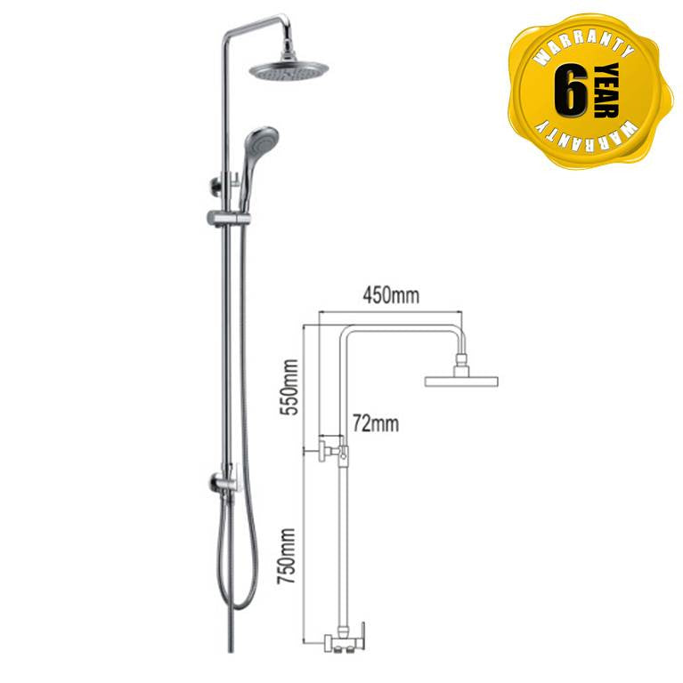 NTL Rain Shower 2008 (16880)<br>*Contact us for best price - Domaco