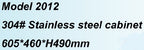 MAYFAIR 2012 #304 STAINLESS STEEL BASIN CABINET (29900)<br>*Contact us for best price - Domaco
