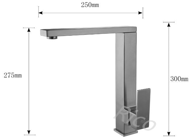 RICO 30402-3A STAINLESS STEEL SINK MIXER TAP (20800)<br>*Contact us for best price - Domaco