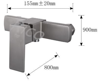 RICO 30402-4 STAINLESS STEEL SHOWER MIXER TAP (11800)<br>*Contact us for best price - Domaco