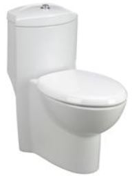 Arino 1-Piece Toilet Bowl 5001-WT (Geberit Flushing System) (30800)<br>*Contact us for best price - Domaco