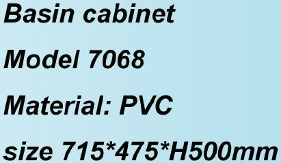 MAYFAIR 7068 PVC BASIN CABINET (32800)<br>*Contact us for best price - Domaco