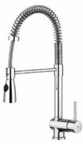 ARINO T-8000A-3 (Chrome) & TS-8000A-3 (Satin) PULL-OUT SPOUT LEVER HANDLE SINK MIXER - Domaco
