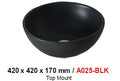 BARON A025 BLACK TOP MOUNT BASIN (8800) *Contact us for best price - Domaco