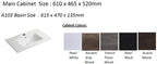 Baron A103 Basin Cabinet Set (304 Stainless Steel) (32800) <br>*Contact us for best price - Domaco