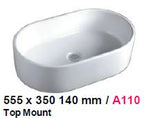 Baron A110 Designer Basin - TOP Mount - Domaco