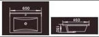ARINO AR-C9060-WT Basin With PVC Cabinet - Domaco
