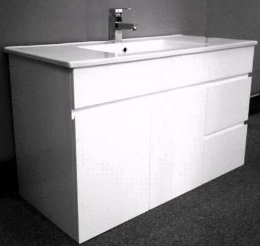 ARINO AR-C9100-WT Basin With PVC Cabinet - Domaco