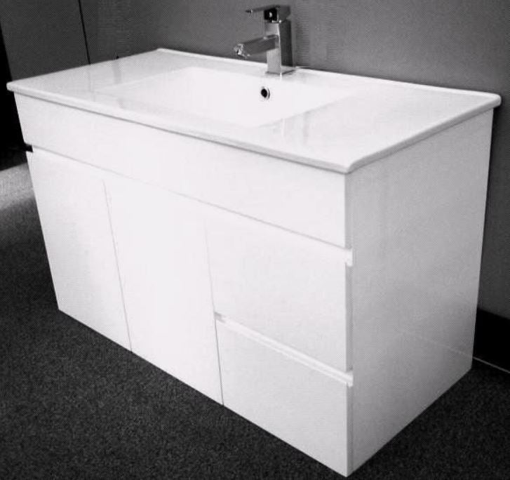 ARINO AR-C9100-WT Basin With PVC Cabinet - Domaco