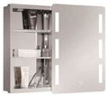 ARINO AR212L LED Stainless Steel Sliding Mirror Cabinet With Soft Touched Switch - Domaco