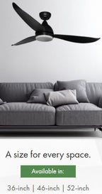 FANCO F-STAR DC CEILING FAN + REMOTE CONTROL + 18W LED RGB LIGHT KIT - Domaco