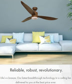 FANCO B-STAR DC CEILING FAN + REMOTE CONTROL + 18W LED RGB LIGHT KIT - Domaco