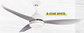 FANCO B-STAR DC CEILING FAN + REMOTE CONTROL + 18W LED RGB LIGHT KIT - Domaco