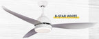 FANCO B-STAR DC CEILING FAN + REMOTE CONTROL + 18W LED RGB LIGHT KIT - Domaco