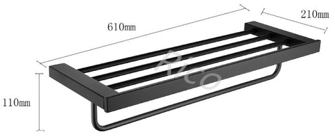 RICO B1014-B TOWEL RACK (10780)<br>*Contact us for best price - Domaco
