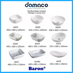 Baron A110-ST Stainless Steel Basin Cabinet With Phoenix Stone Solid Top domaco.com.sg