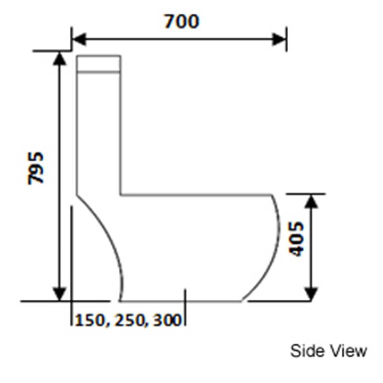 Baron W368A 1-Piece Toilet Bowl (Geberit Flushing System) (30900)<br>*Contact us for best price - Domaco