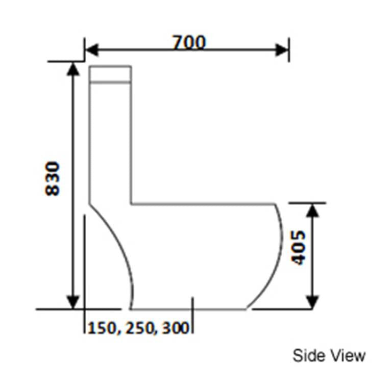 Supreme Package Toilet Bowl and Basin - Domaco