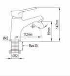 NTL Basin Mixer Tap 1401 (6880)<br>*Contact us for best price - Domaco