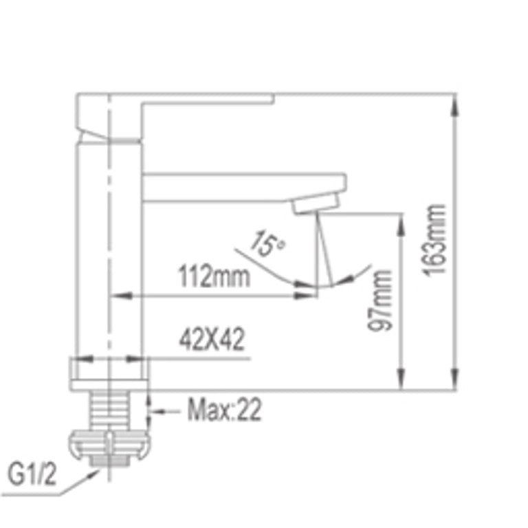 NTL Basin Tap 5001-C (11800)<br>*Contact us for best price - Domaco