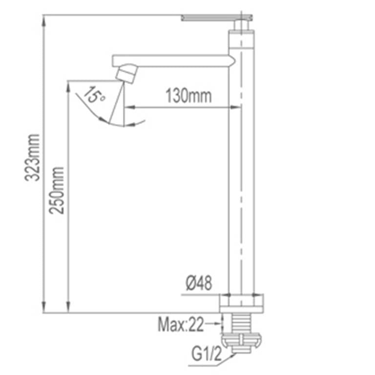 NTL Basin Tap 3012-C (7180)<br>*Contact us for best price - Domaco