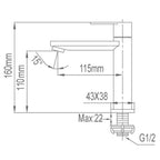 NTL Basin Tap 6011-C (5980)<br>*Contact us for best price - Domaco